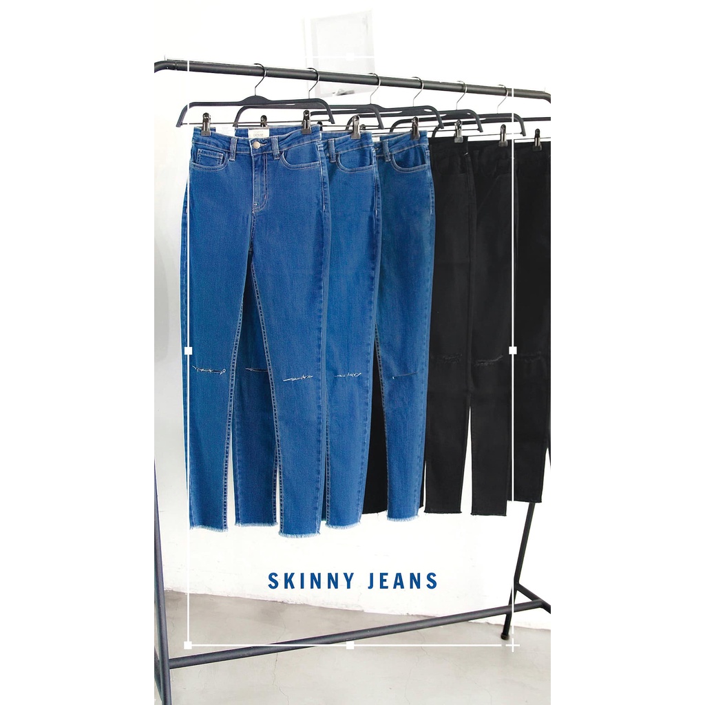 Quần skinny rách gối - Q6575