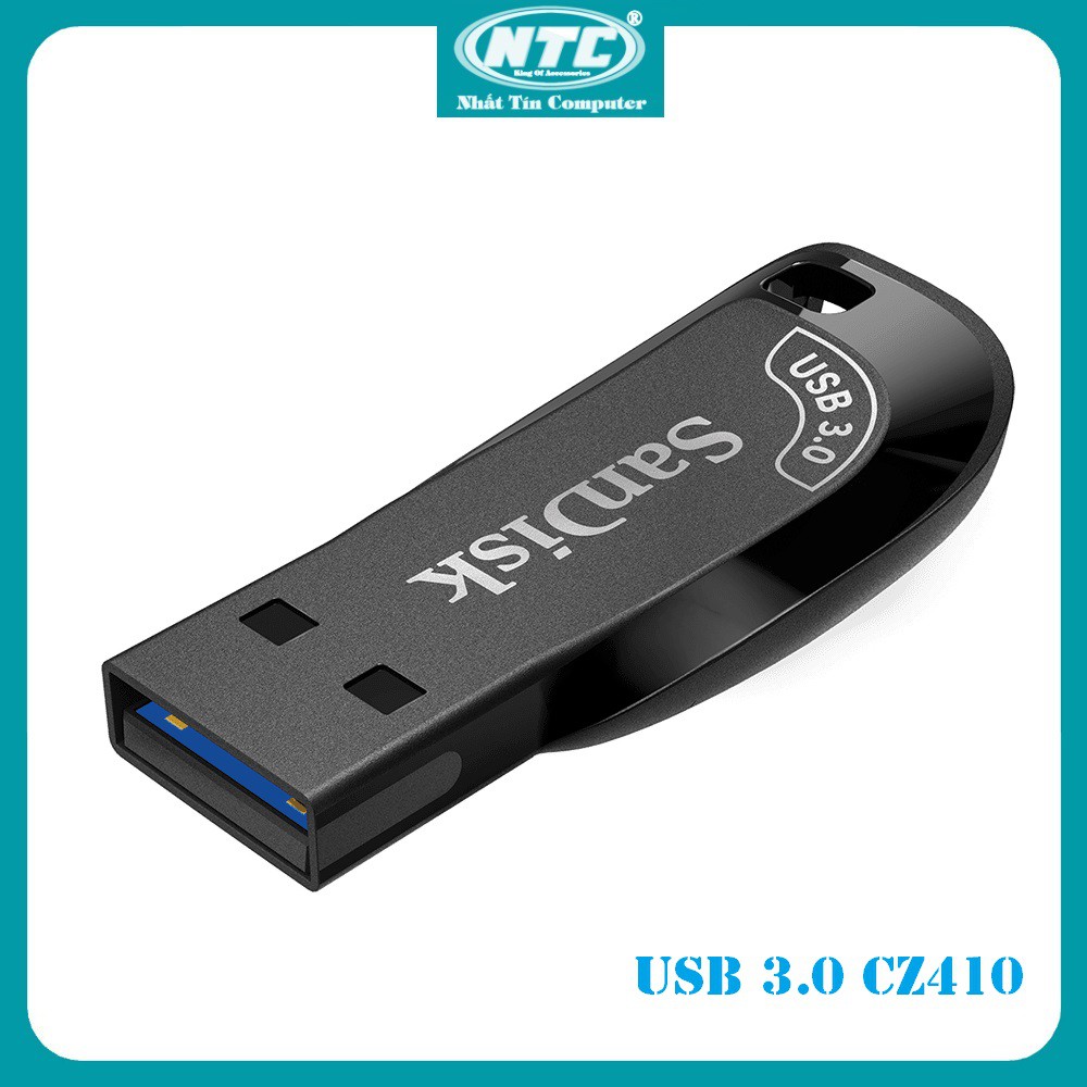 USB 3.0 SanDisk Ultra Shift CZ410 32GB / 64GB / 128GB / 256GB 100MB/s (Đen)