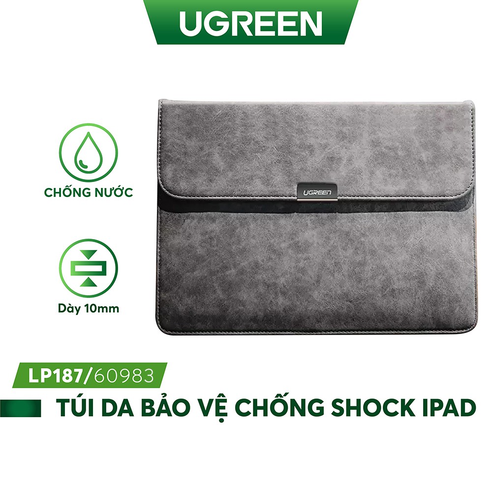 Túi đựng bảo vệ iPad, laptop kt 9.7inch, 13.3 inch, 15.4 inch UGREEN LP187 | BigBuy360 - bigbuy360.vn