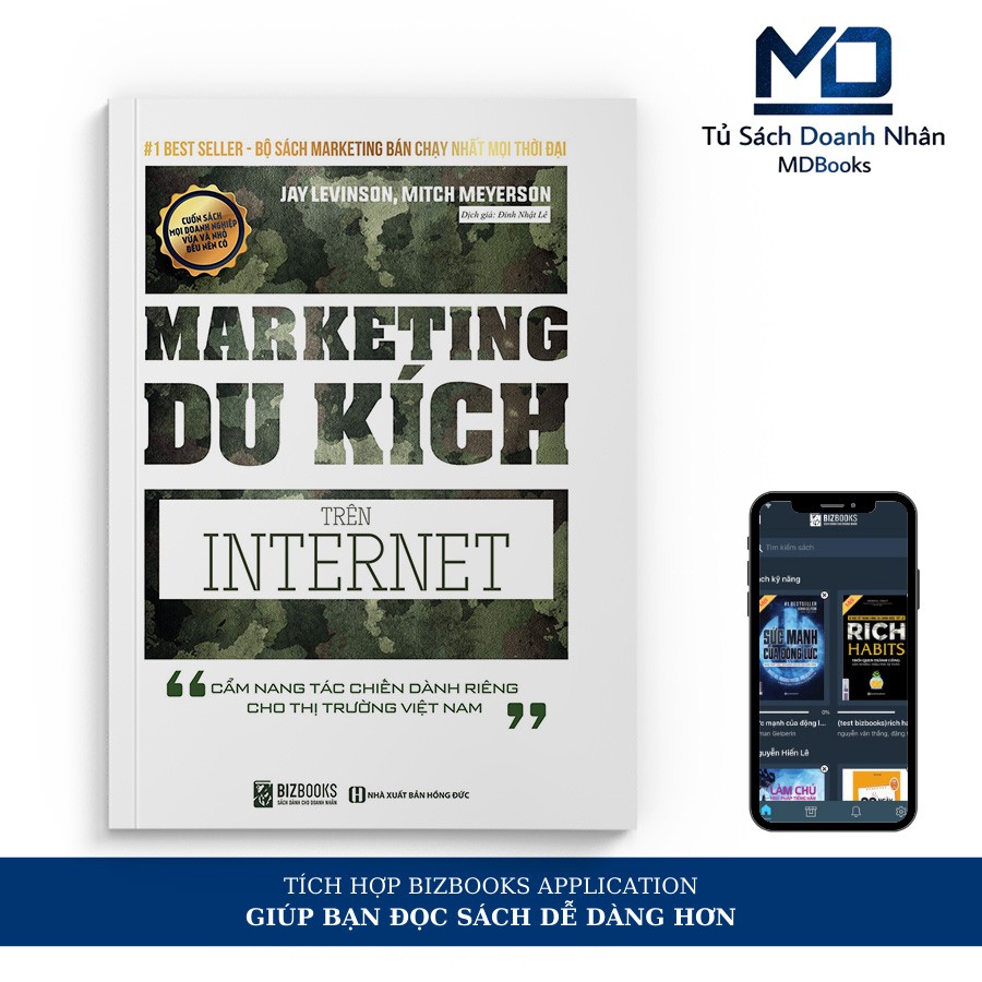 Sách - Marketing Du Kích Trên Internet - Cẩm Nang Tác Chiến Dành Riêng Cho Thị Trường Việt Nam – Kỹ Năng Kinh Doanh