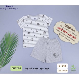 [Dokma] Bộ cổ tròn cộc tay DMB268