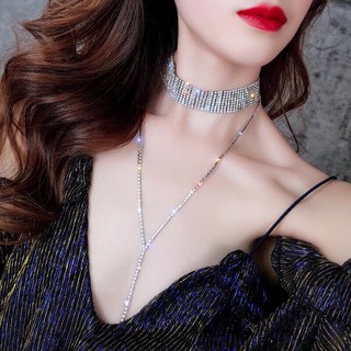 Choker bản to, Vòng cổ xoắn đá cao cấp