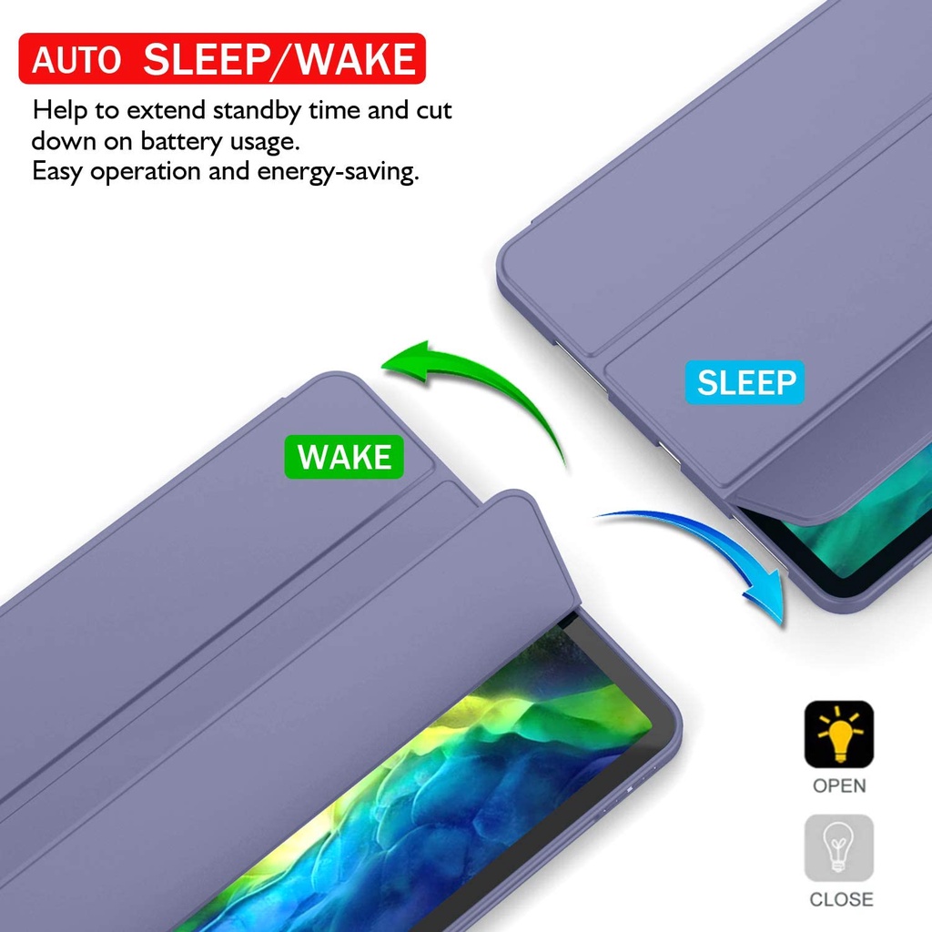 Ốp Máy Tính Bảng Có Khay Đựng Bút Cho ipad mini 6 8.3 ipad 9th 10.2 pro 12.9 2021 pro 11 2020 gen 8 7 6 5 air 2 1 9.7 pro 10.5