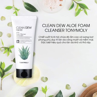 SỮA RỬA MẶT TONYMOLY CLEAN DEW 180ML