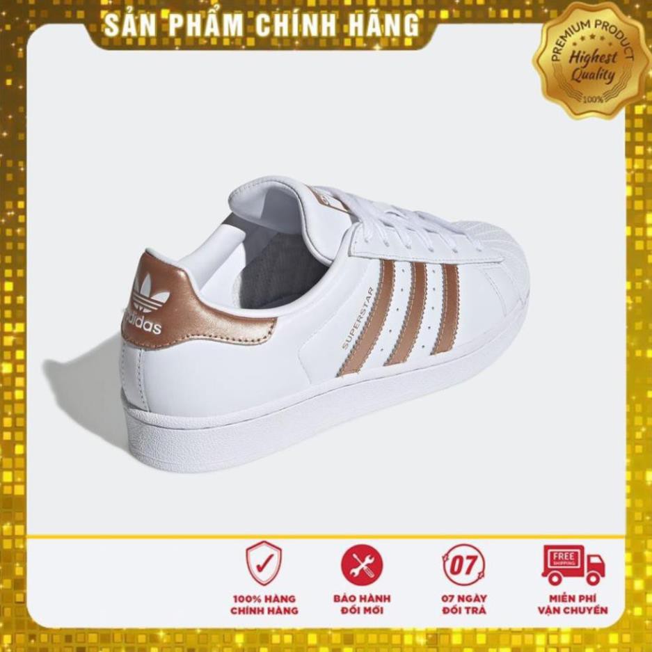 [Hạ Giá] (100% chính hãng Adidas) Giày Adidas Superstar “Copper Mettalic” -z11