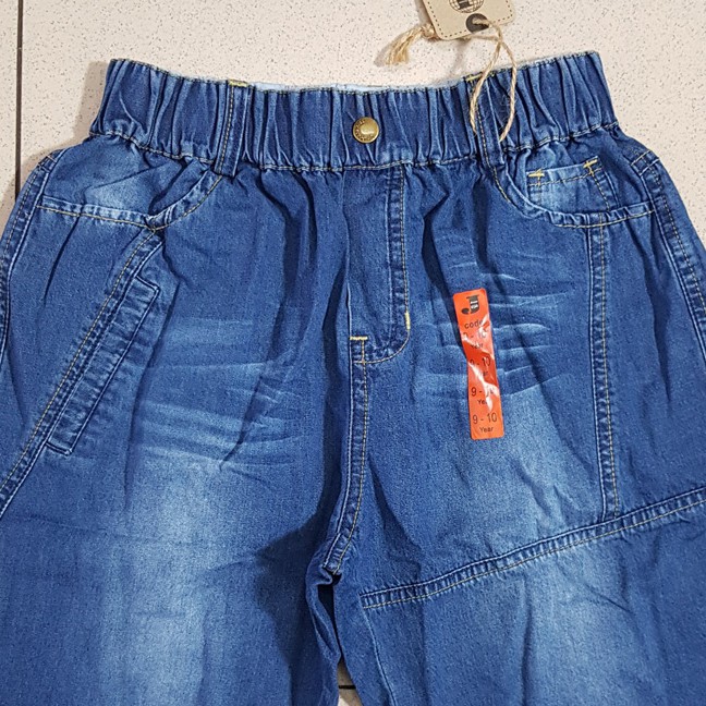 Quan lửng jean cotton bé trai size đại cồ