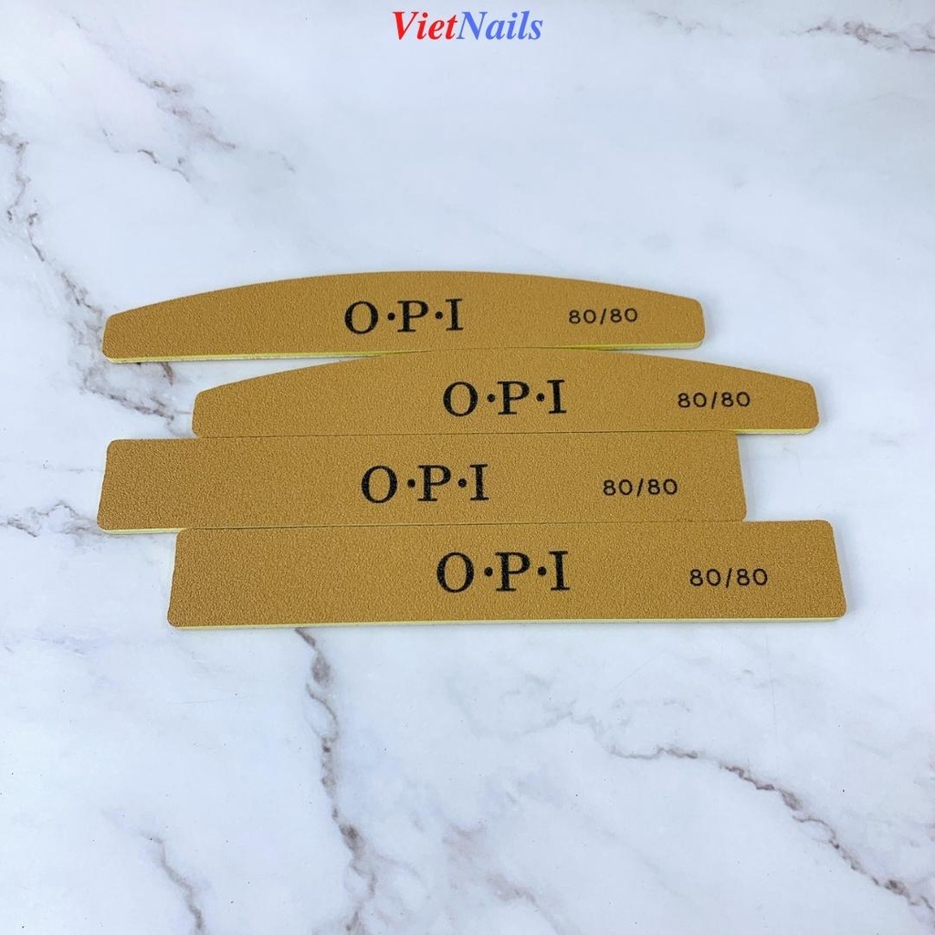 Dũa Móng Tay Dũa Da Bò OPI Lõi Dày Độ Nhám 80/80