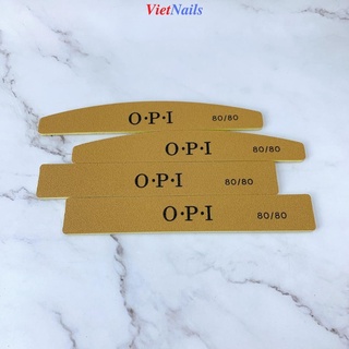  5 Cay Dũa Móng Tay Dũa Da Bò OPI Lõi Dày Độ Nhám 80 80 