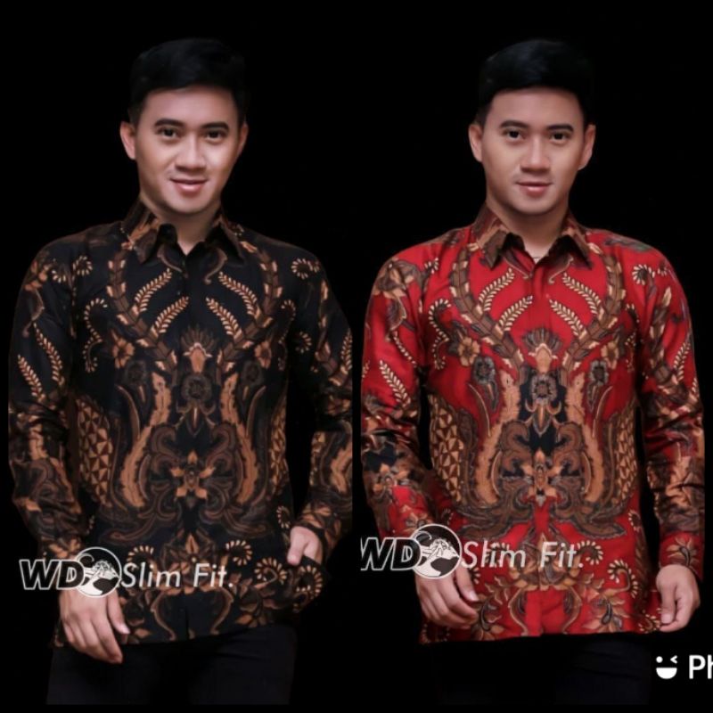 Áo Sơ Mi Nam Dài Tay Họa Tiết Batik HRB026