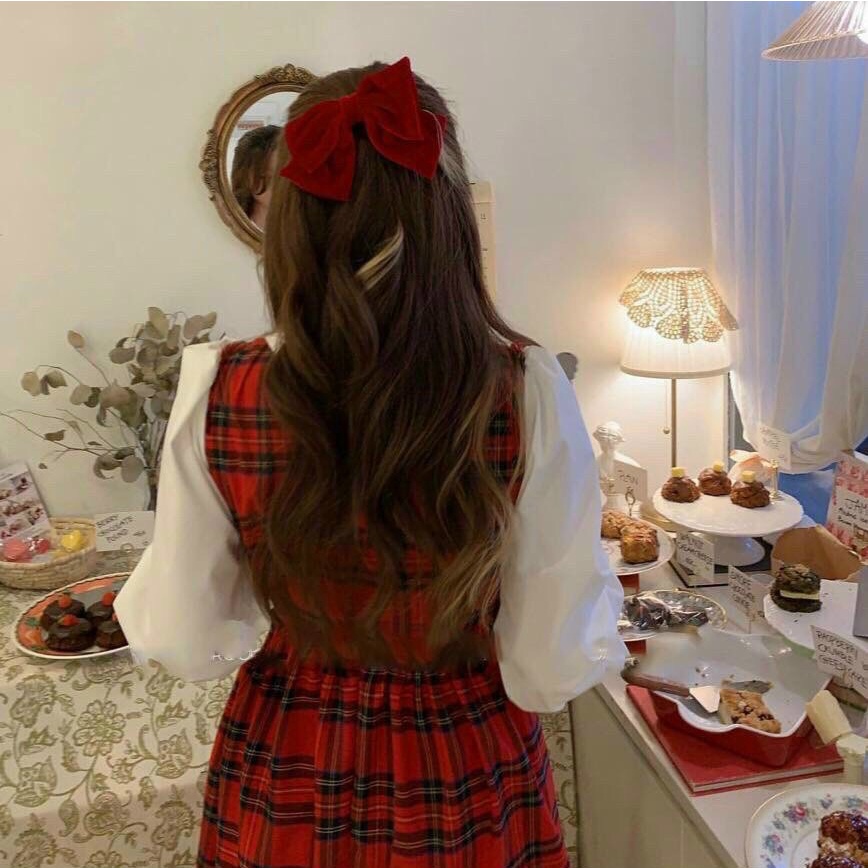 Váy Nữ Dáng Xòe Karo Phố Lụa Trẻ Trung Dạo Phố