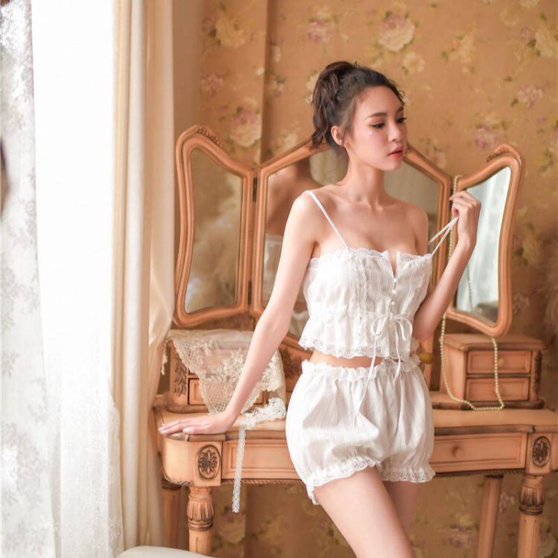 Đồ ngủ sexy, bộ ngủ 2 dây mặc nhà | BigBuy360 - bigbuy360.vn