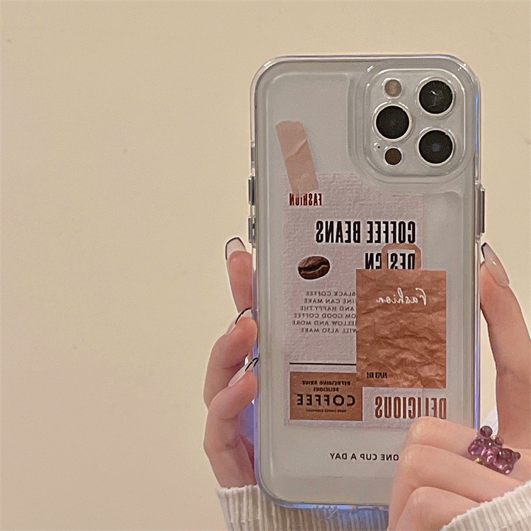 Ốp Điện Thoại TPU Silicon Mềm Trong Suốt Thời Trang Cho iPhone 12 13 SE2020 6 6S 7 8 Plus X XS XR 11 Pro Max