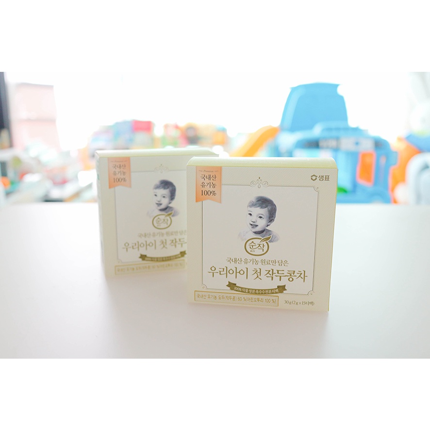 Trà đậu kiếm lúa mạch hữu cơ Hàn Quốc cao cấp thơm mát giải nhiệt cho bé