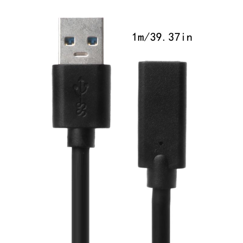 Dây cáp chuyển đổi dữ liệu usb 3.0 male sang type c female dài 1m