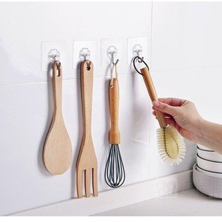 Combo 30-50-100 Móc dán siêu dính trong suốt, móc dính tường treo đồ chịu lực cao FERADO