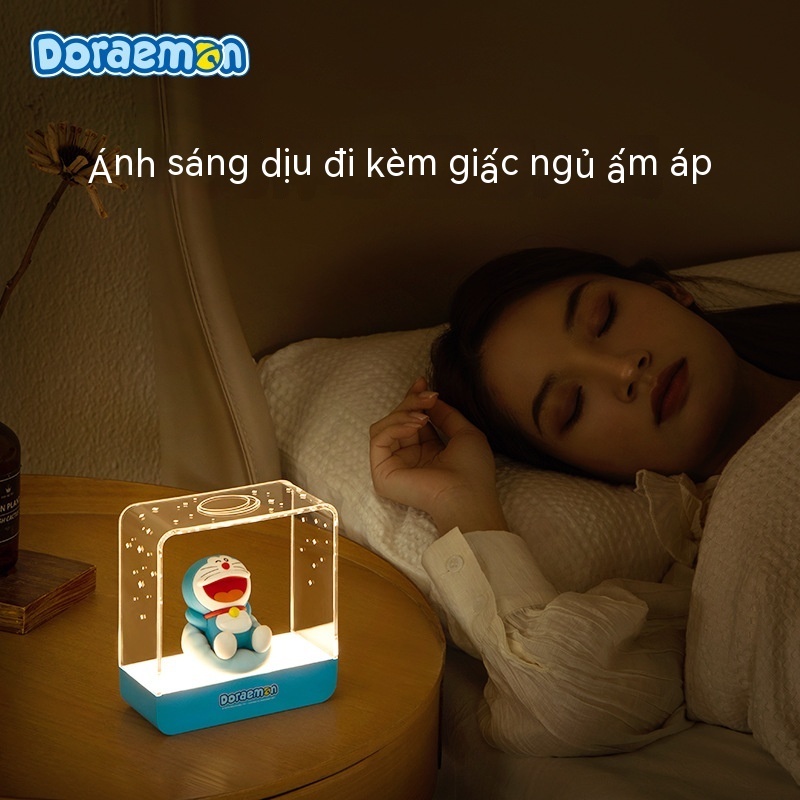 Doraemon Night Light  LED Ambient Light  Starry Night Light đèn ngủ phòng ngủ Có thể điều chỉnh ánh sáng lạnh và ánh sáng ấm