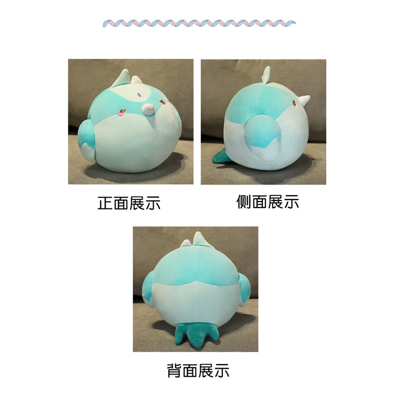 Genshin Impact Đồ chơi sang trọng Green Bird Gối sang trọng Genshin Tivat Zoo Series Doll Genshin Plush Doll Pillow Đệm