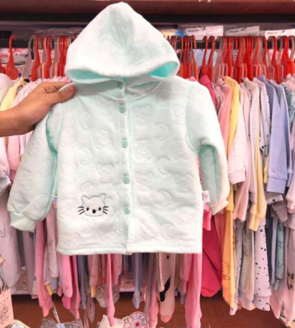 Áo khoác nỉ xốp có mũ hàng Việt Nam chất lượng cao