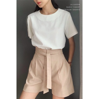 Áo Linen- Áo cổ tròn basic-Vải Linen