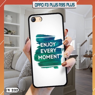 Ốp lưng nhám in hình 3d oppo f3 plus / r9s plus