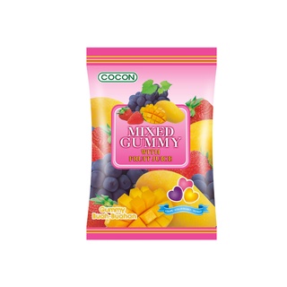 Kẹo dẻo vị tổng hợp - Cocon Mixed Gummy with Fruit Juice 100G