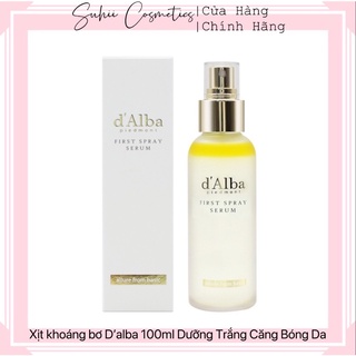 Xịt Khoáng Bơ Dưỡng Trắng Căng Bóng Da - D’Alba First Spray Serum