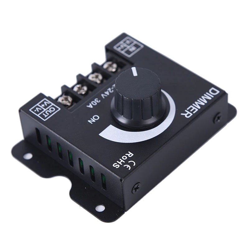 1 Bộ Điều Khiển Đèn LED Dây 30A DC 12V 24V 360W