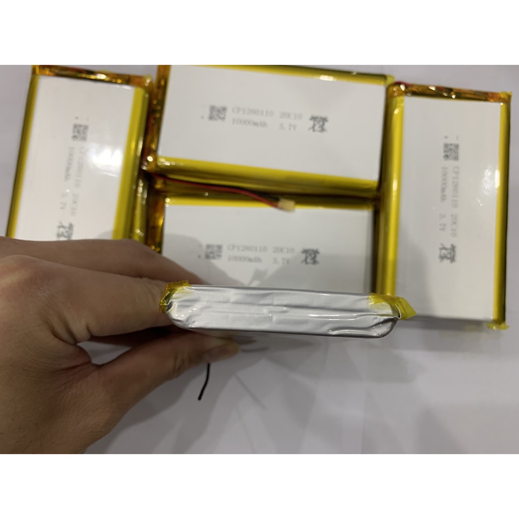 Pin lipo - Pin Lithium-Polymer 3.7V 10000mAh 1260110 mới 100% chuẩn dung lượng