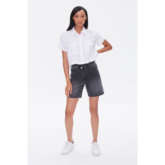 Áo sơ mi dáng crop F21