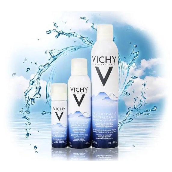 Xịt Khoáng Vichy Làm Dịu Cấp Ẩm Cho Da 300ml - Thi Vũ