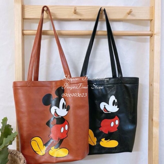 TÚI TOTE BAG, TÚI TO MICKEY VỪA SÁCH VỞ, A4, TÀI LIỆU ĐI HỌC ĐI LÀM