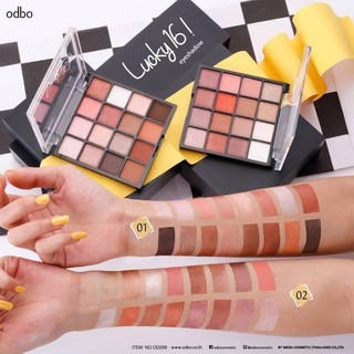 Phấn mắt 16 ô Odbo Lucky