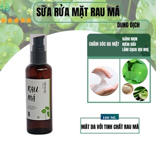 Sữa rửa mặt rau má rửa sạch dịu nhẹ lá store 100ml