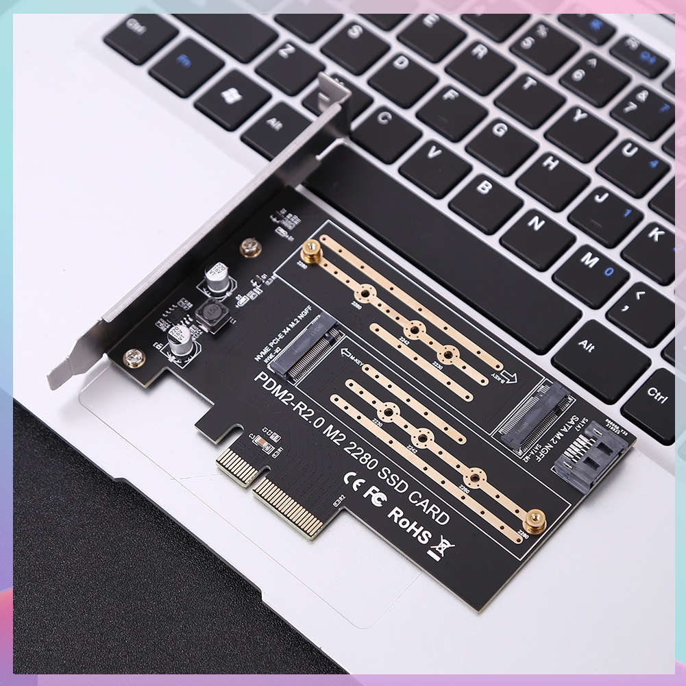 Thẻ chuyển đổi mở rộng M.2 NVME sang PCIE SSD sang PCI-E 3.0 X4 SATA | BigBuy360 - bigbuy360.vn