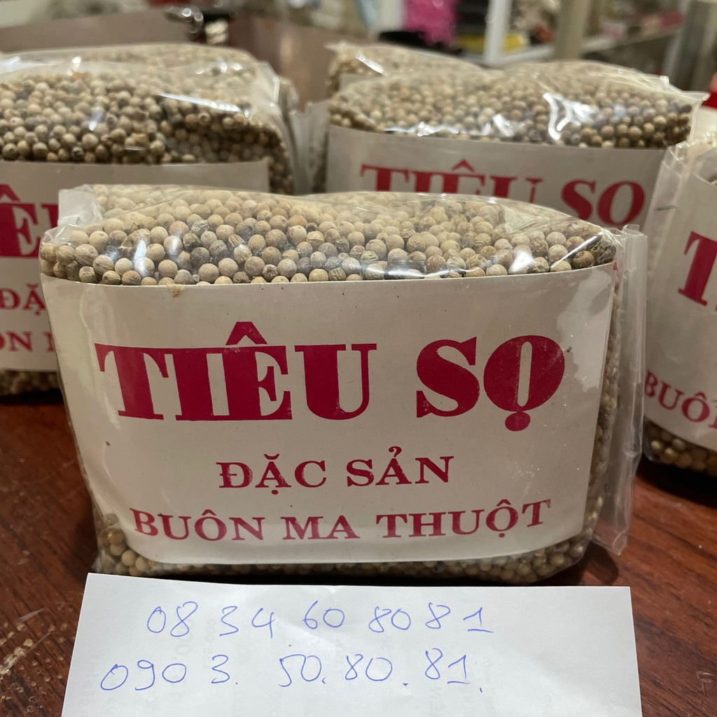 500gr Hạt tiêu sọ mộc DakLak loại ngon