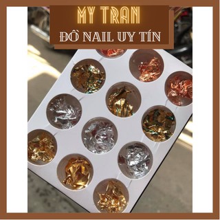 Giấy bạc làm nails - móng tay