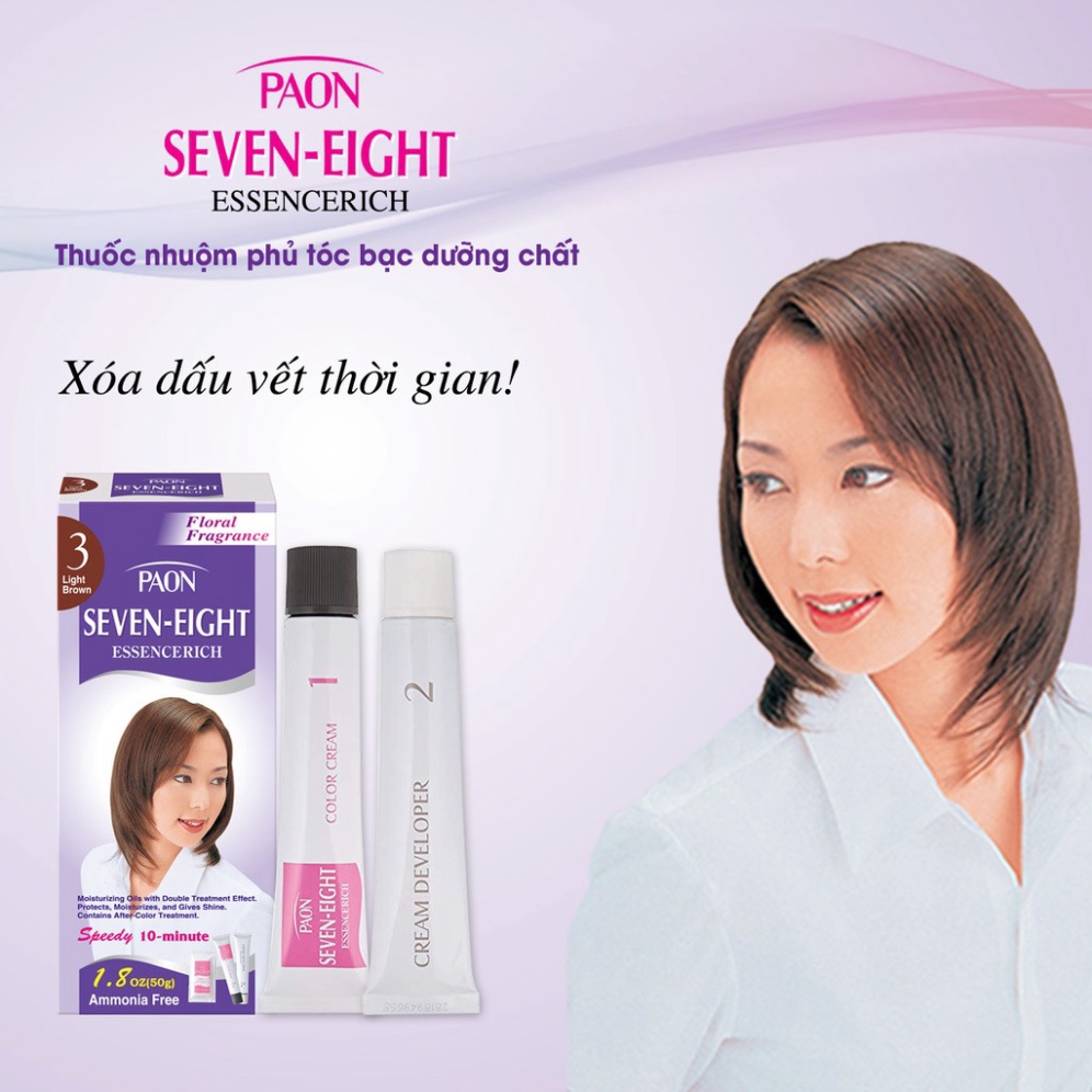 Nhuộm phủ bạc dưỡng chất Seven Eight số 3  Nhật Bản