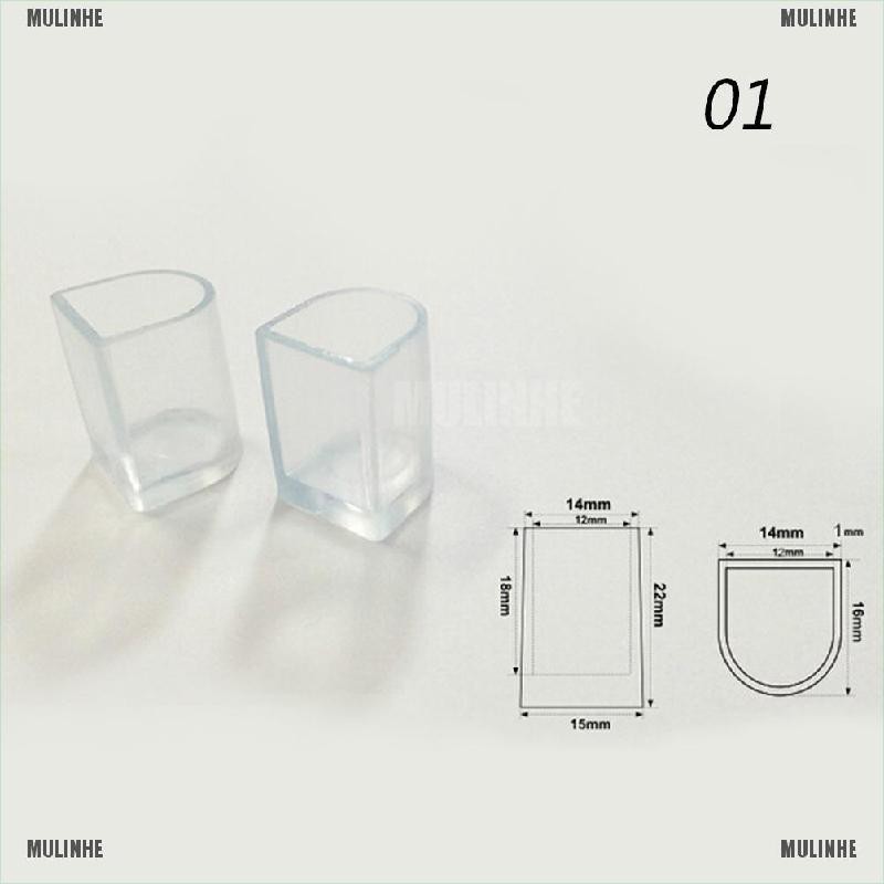 Set 1-5 Cặp Vỏ Bọc Giày Cao Gót Trong Suốt