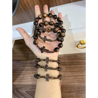 Charm thánh giá trầm tốc mix vòng