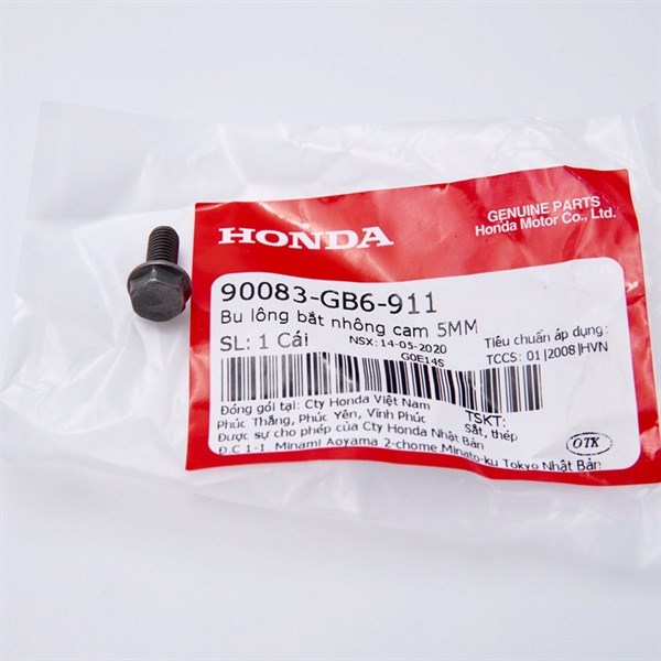 Bu lông bắt nhông cam 5MM Honda Việt Nam 90083GB6911