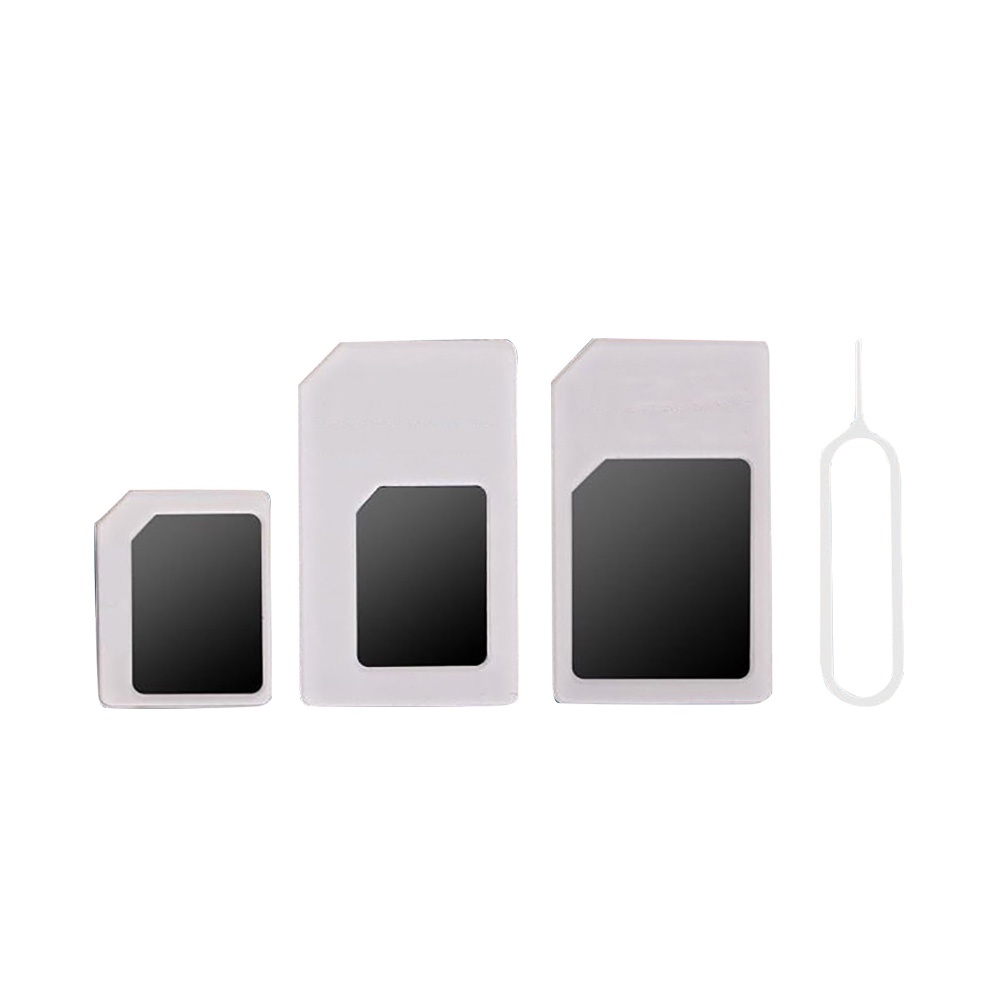 Set 4 Đầu Chuyển Đổi Sim Sang Micro / Standard Cho Điện Thoại