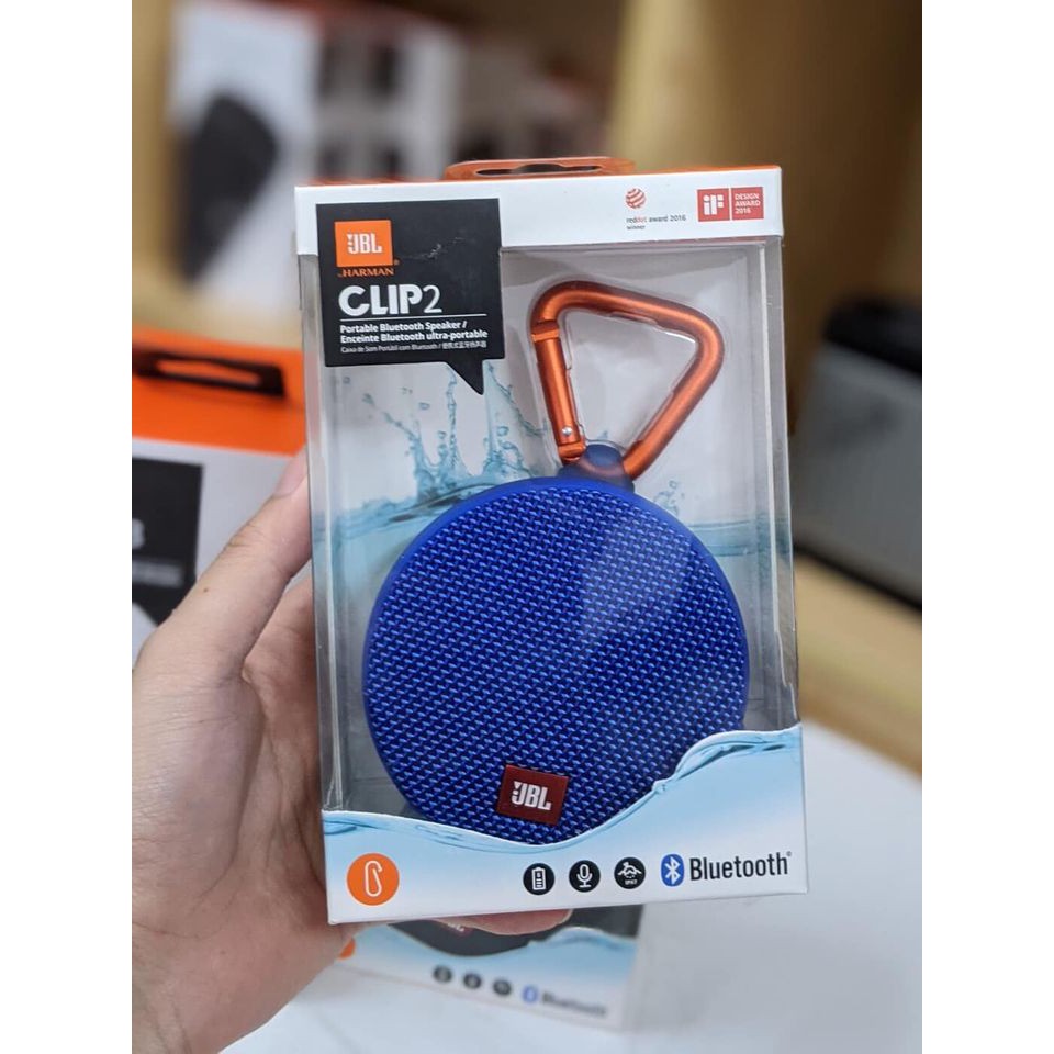 Loa Bluetooth JBL Clip 2 ( Fullbox mới 100%)- Bảo hành 12 tháng