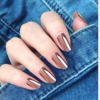 Bộ 24 móng tay giả hồng đầu tròn