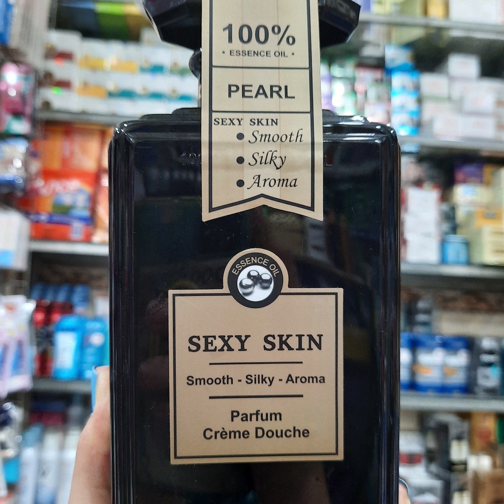 SỮA TẮM NƯỚC HOA SEXY SKIN ĐEN NGỌC TRAI 600ml-PHÁP