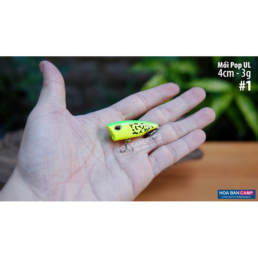 Mồi Pop UL Fishing Lure | 4cm - 3g