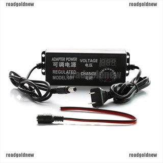 Rnvn Adjustable Voltage 3-24V 2.5A Power Supply Adapter AC/DC Switch w/ LED Display Rnvv