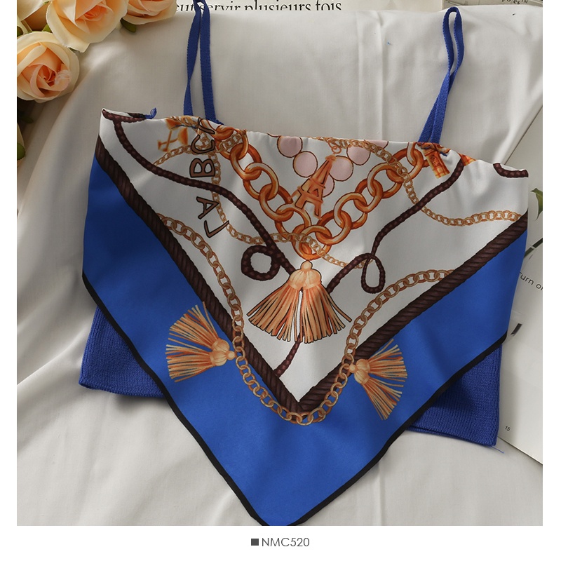 DUNEA Áo lửng hai dây 3.3 in họa tiết cổ điển gợi cảm thời trang dành cho nữ