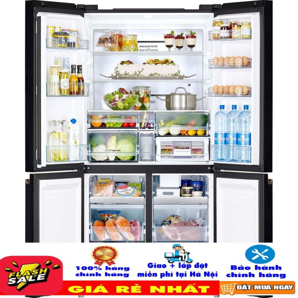 R-WB640VGV0 Tủ lạnh Hitachi Inverter 569 lít R-WB640VGV0 - Công nghệ Inverter, Khử mùi 03 lớp Triple Power Filter