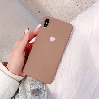 Ốp Lưng Iphone Silicon Logo Trái Tim🖤
