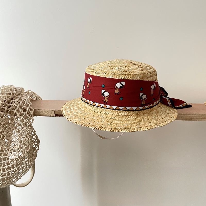 Nón cói vành tròn ngẫu nhiên bé gái 2 3 4 5 tuổi MINTSCLOSET Mint's Closet - PK8308